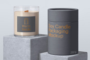 Candle Packaging Mockup Set, a Packaging Mockup by GraphicWave (Thumbnail 5 of 9)