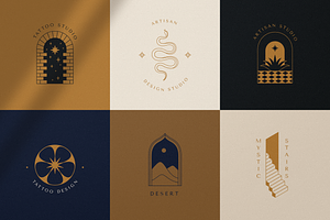 Mystic Logos - Vector Elements