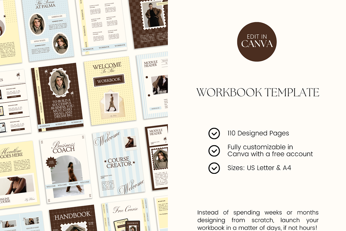 Canva Workbook Template for Coaches, a Magazine Template by Branding Babe Co. (Photo 2 of 10)
