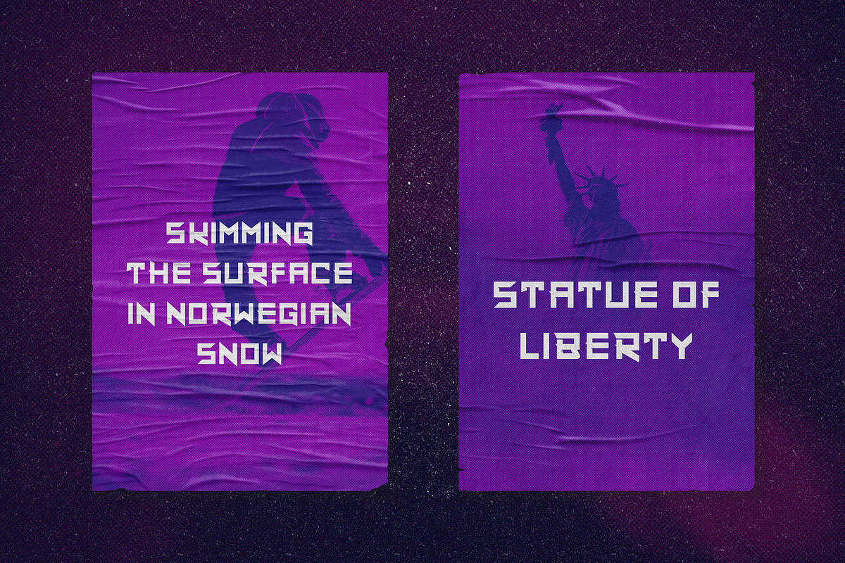 Super Maizen - Modern Futuristic Fon, a Sans Serif Font by StringLabs (Photo 5 of 13)
