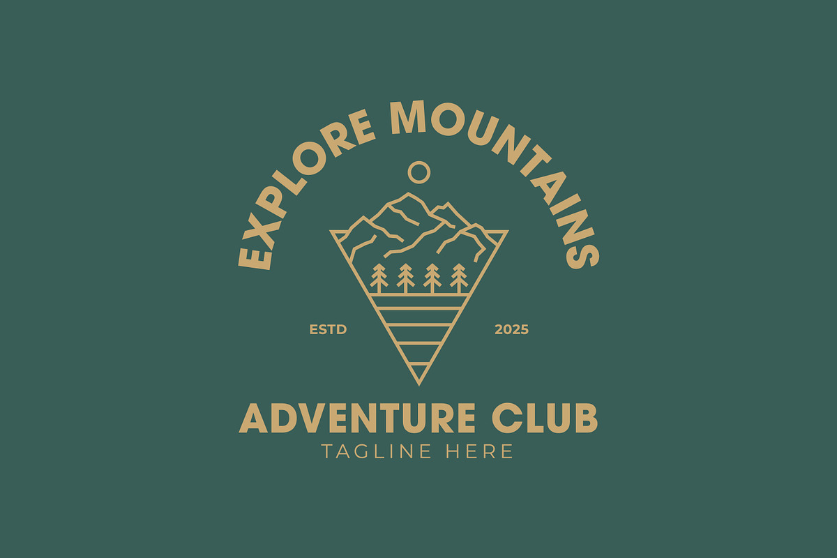 Adventure Logo Nature Travel Outdoor, a Branding & Logo Template by Signatoro (Photo 2 of 3)
