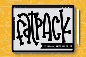 Fatpack Lettering Brush