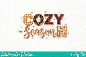 Cozy Season PNG, an Illustration by Watercolor design