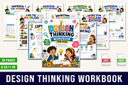 Design Thinking Workbook, a Stationery Template by Designmela01 (Thumbnail 1 of 5)