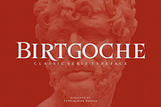 Birtgoche, a Serif Font by ilhamtaro (Thumbnail 1 of 10)