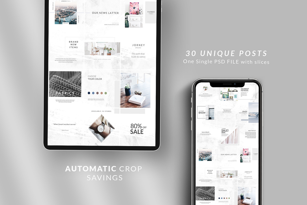 Instagram Puzzle Mist - Canva & PS, a Social Media Template by Eviory (Photo 9 of 11)