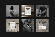 Aesthetic Instagram Templates XVII, a Social Media Template by Instprofi | Studio Estimo (Thumbnail 3 of 12)