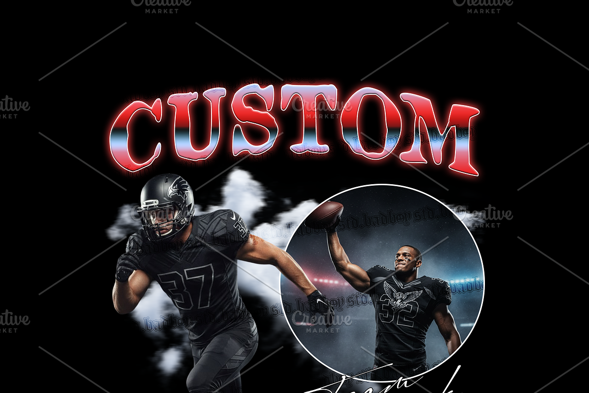 Sports Tee Template Editable PSD preview 7