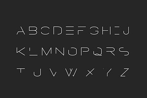 MENTALIST - FUTURISTIC DISPLAY FONT