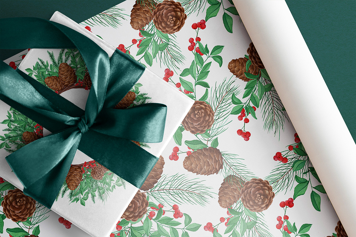 Christmas watercolor collection, a Seasonal Illustration by DamriNa art (Photo 8 of 9)