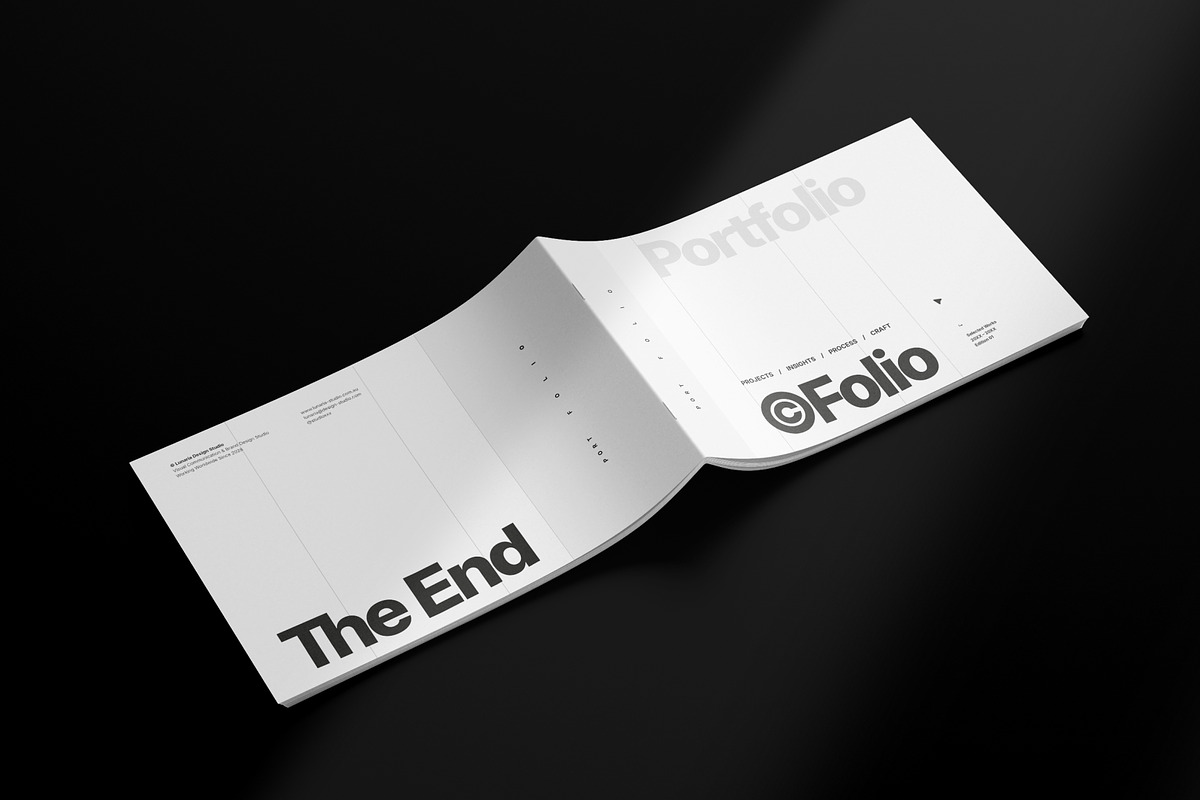 Graphic Designer Portfolio Book, a Brochure Template by Lunaria (Photo 10 of 10)