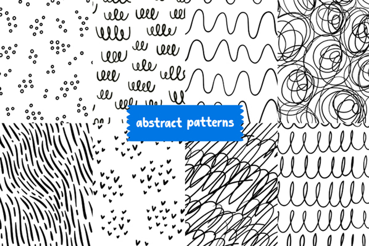 Scribble patterns, a Pattern Graphic by Stolenpencil (Photo 1 of 5)