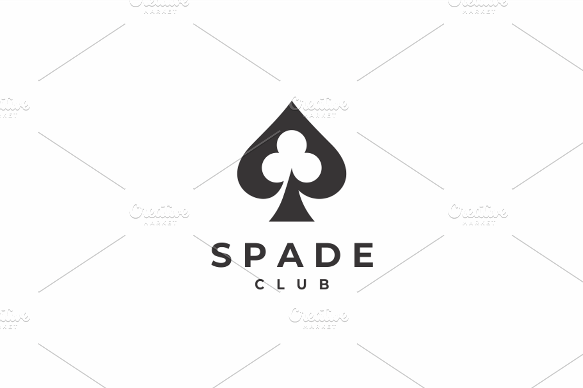 Spade Club Logo Template, a Branding & Logo Template by yopie (Photo 3 of 3)