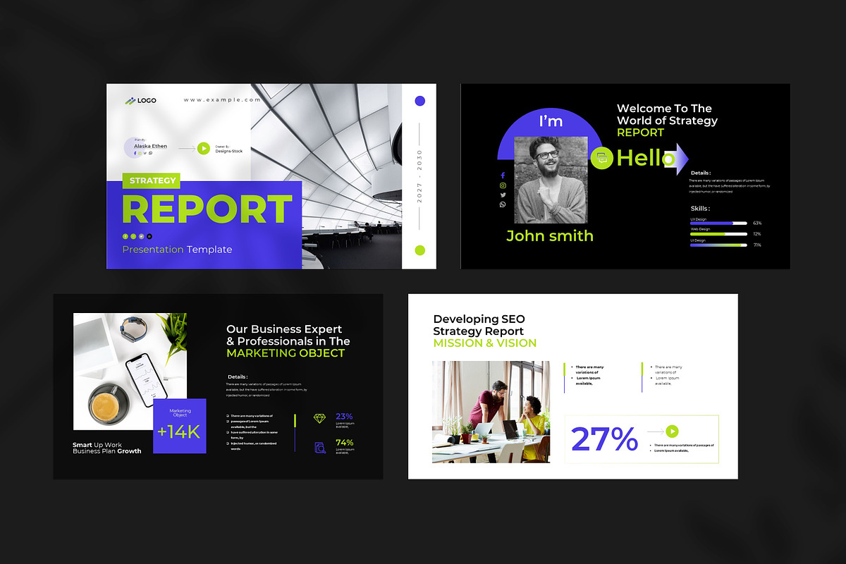 Strategy Report Presentation, a Presentation Template by Creative-Work (Photo 2 of 9)