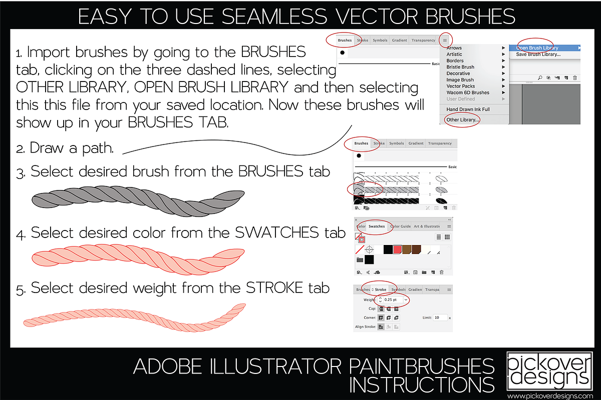 20 ROPE BRUSHES FOR ILLUSTRATOR preview 5