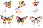 Beautiful Kite Clipart Bundle, an Illustration by Pixels.Craft (Thumbnail 9 of 9)