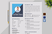Resume Template and Cover Letter, a Resume Template by designvillage (Thumbnail 1 of 13)