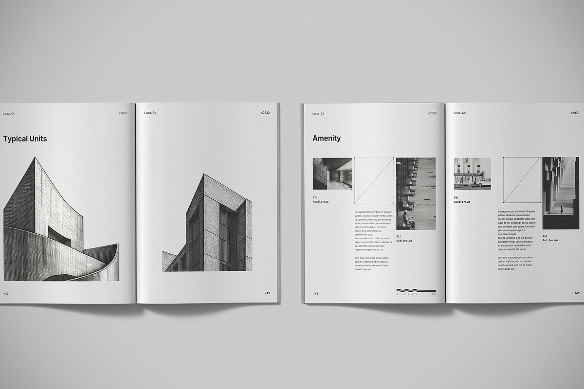 Architecture Portfolio Template, a Brochure Template by Studio Monova (Photo 20 of 33)