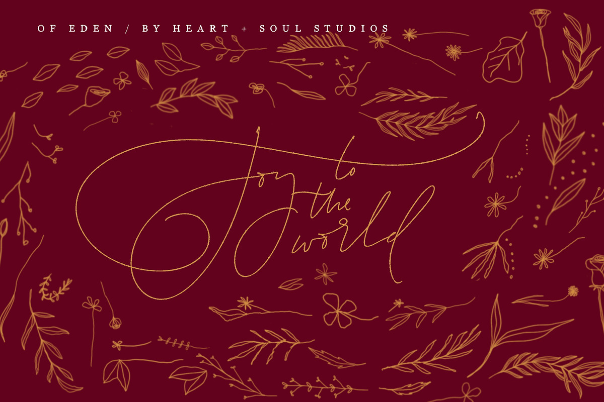 Of Eden | Floral Elements, a Seasonal Illustration by Heart + Soul Studios (Photo 6 of 8)