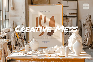 CREATIVE MESS | Frame mockup set