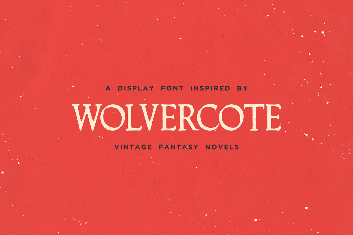 Wolvercote Regular - Display Font