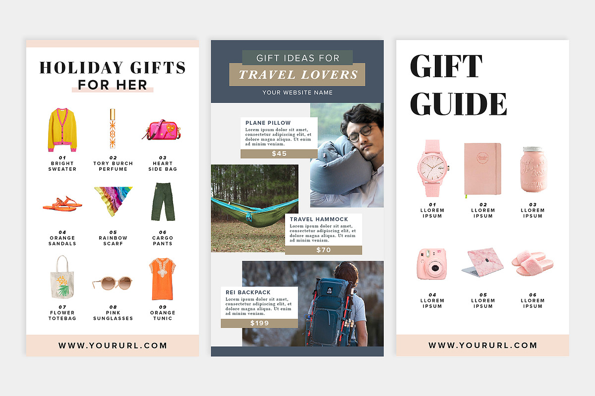 Pinterest Gift Guide Templates, a Mockup by Oh so Lively (Photo 4 of 7)