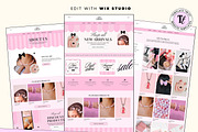 Pink Wix Studio Template, a Wix Template by Template Twist Shop (Thumbnail 2 of 10)