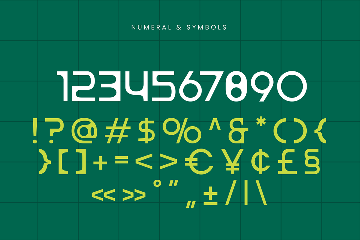 Tomat - Modern Geometric Font, a Sans Serif Font by Pekotype (Photo 6 of 15)