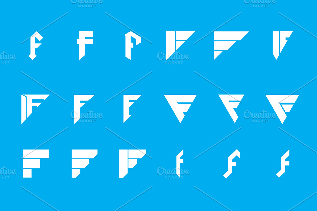 18 F Letter Logos - Vector & Mock-Up, a Branding & Logo Template by Multiple (Photo 5 of 5)