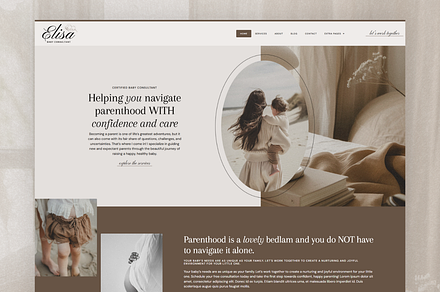Elisa | WordPress, Elementor pro, a WordPress Template by DesignWithCris