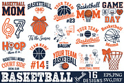 Basketball SVG Bundle, an Object Graphic by DollarSmart (Thumbnail 1 of 4)