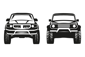 Two Different Off Road Vehicles, an Object Graphic by Billah Hub