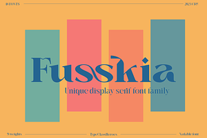 Fusskia - Display Serif