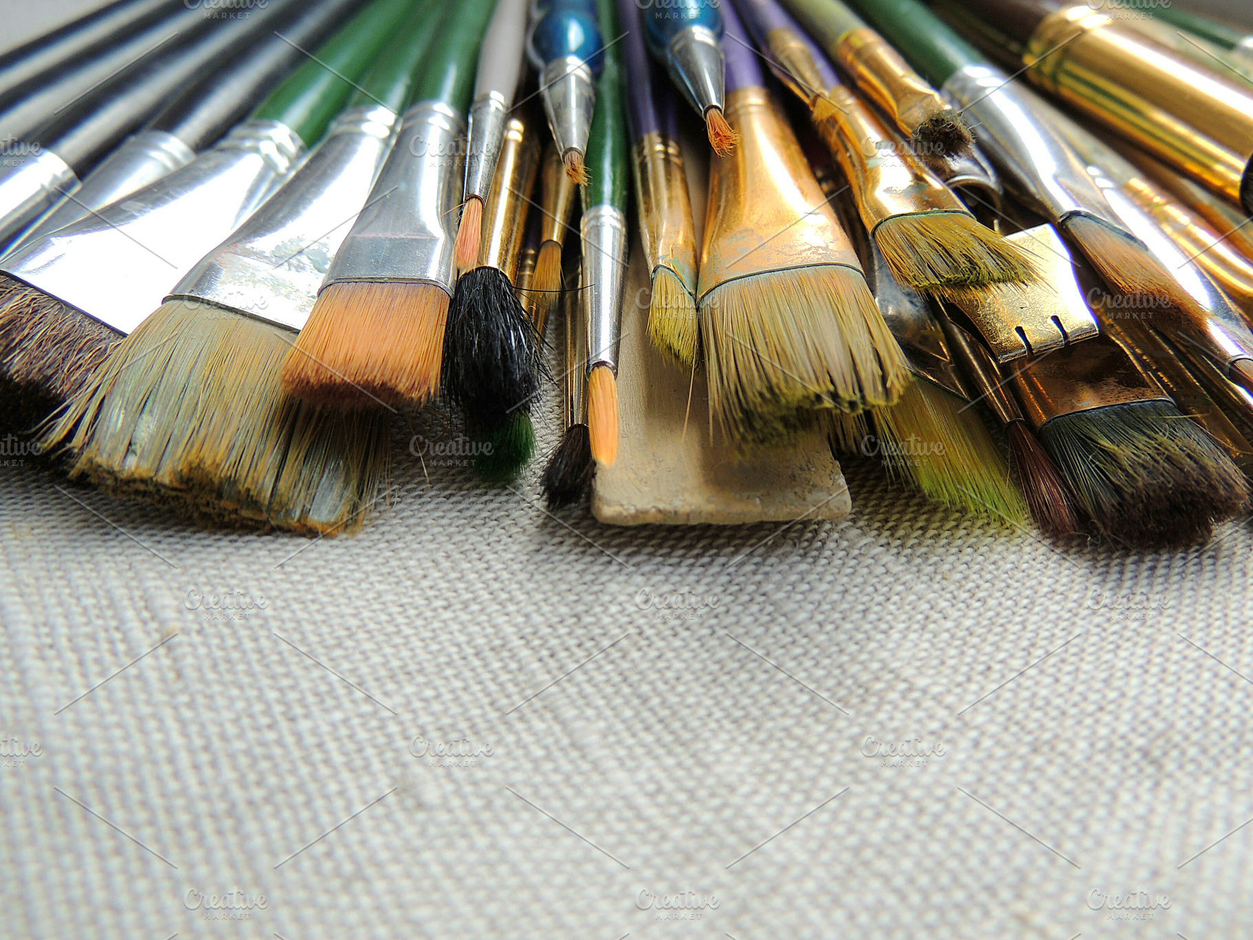 Big variety of brushes and tools., an Arts & Entertainment Photo by OksanaAn