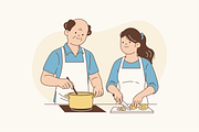 Fatherhood Moments Illustration, an Object Graphic by Jump Studio (Thumbnail 3 of 12)