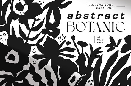 Abstract Botanic Vector Collection