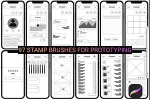 UI KIT Prototyping Procreate