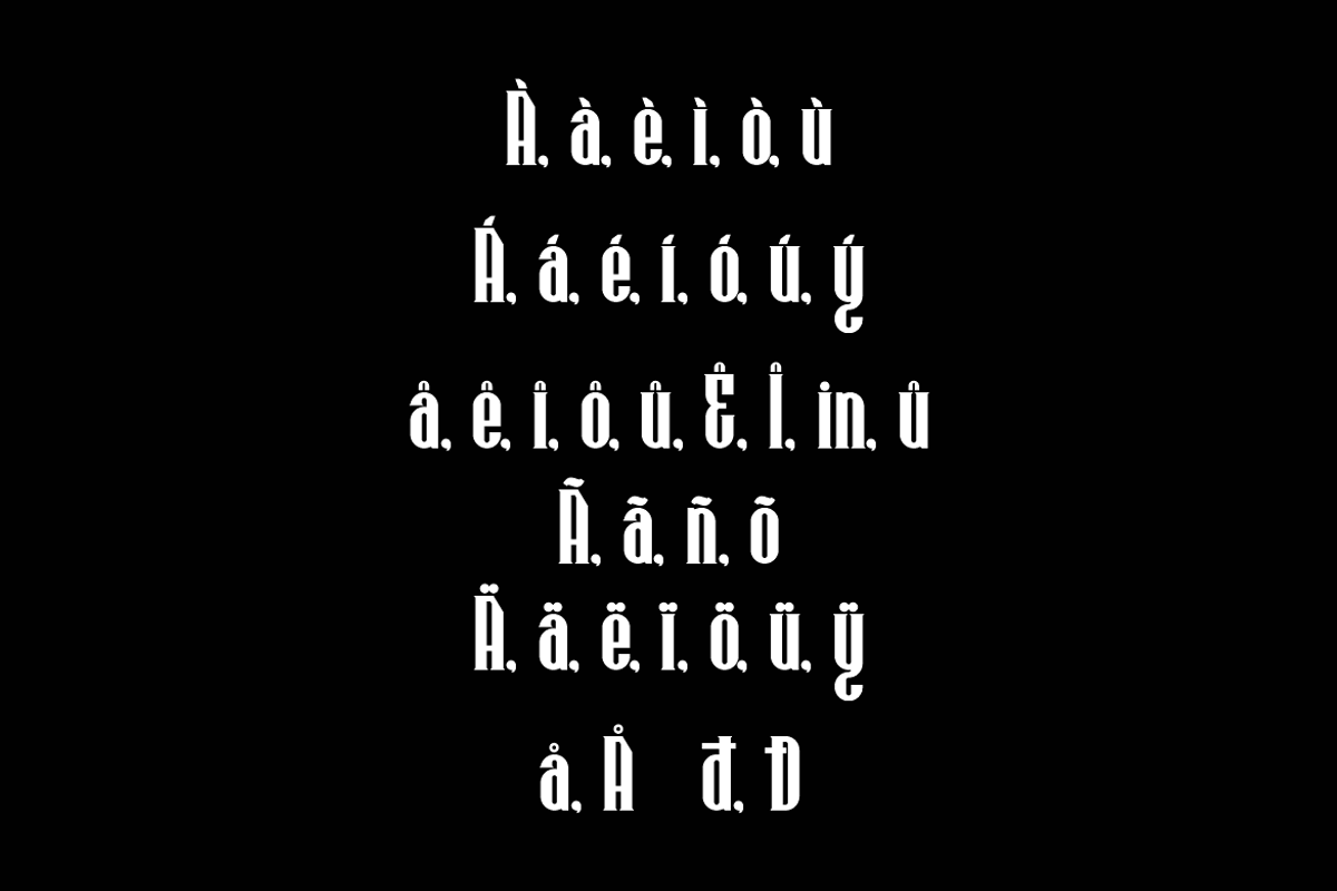 Raxong Speco - Bold Condensed Font, a Serif Font by QR Design Studio (Photo 11 of 12)