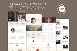 Coaching Website For Squarespace