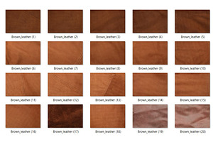 20 Brown Leather Textures