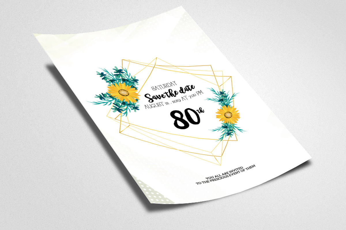 Wedding Invite Card Templates, a Flyer Template by Psd Templates (Photo 2 of 2)