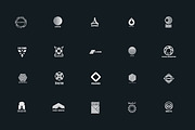 20 abstract logo, a Branding & Logo Template by airunreal (Thumbnail 2 of 4)