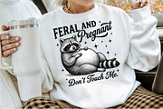 Feral and Pregnant Raccoon Maternity, a Work Illustration by Sublimation Artist (Thumbnail 2 of 9)