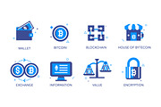 44 Blockchain Cryptocurrency Icons, an Icon by kucingklawu (Thumbnail 3 of 7)