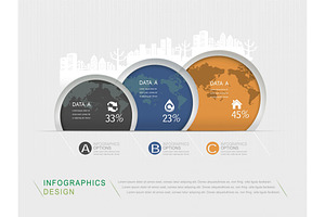 Abstract Circle Label Infographic, a Presentation Template by TotallypicRF