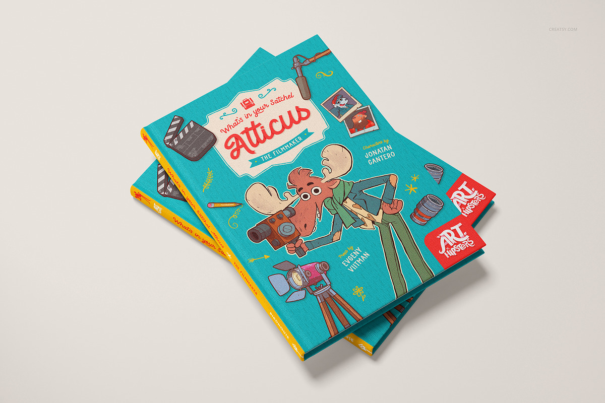 Buckram Hardcover Book Mockup, a Books & Magazine Mockup by creatsy5 (Photo 17 of 23)