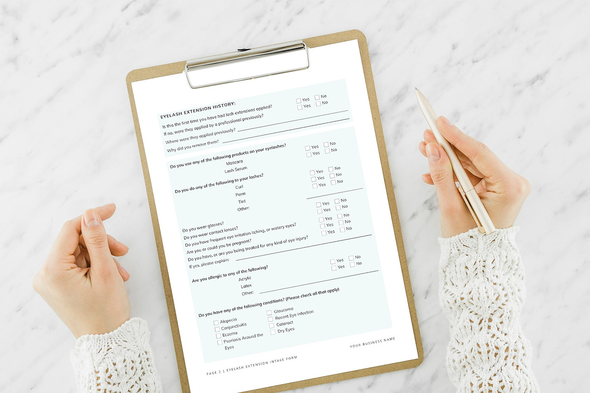 Esthetician Consent Forms, a Design Template by SwitzerShop (Photo 7 of 9)