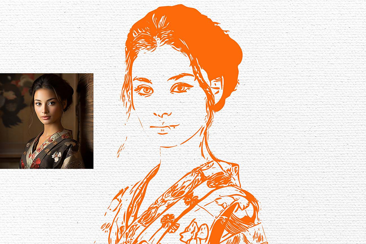 Vector Line & Pencil Sketch FX, an Action Add-On by Studio Retouch (Photo 6 of 14)
