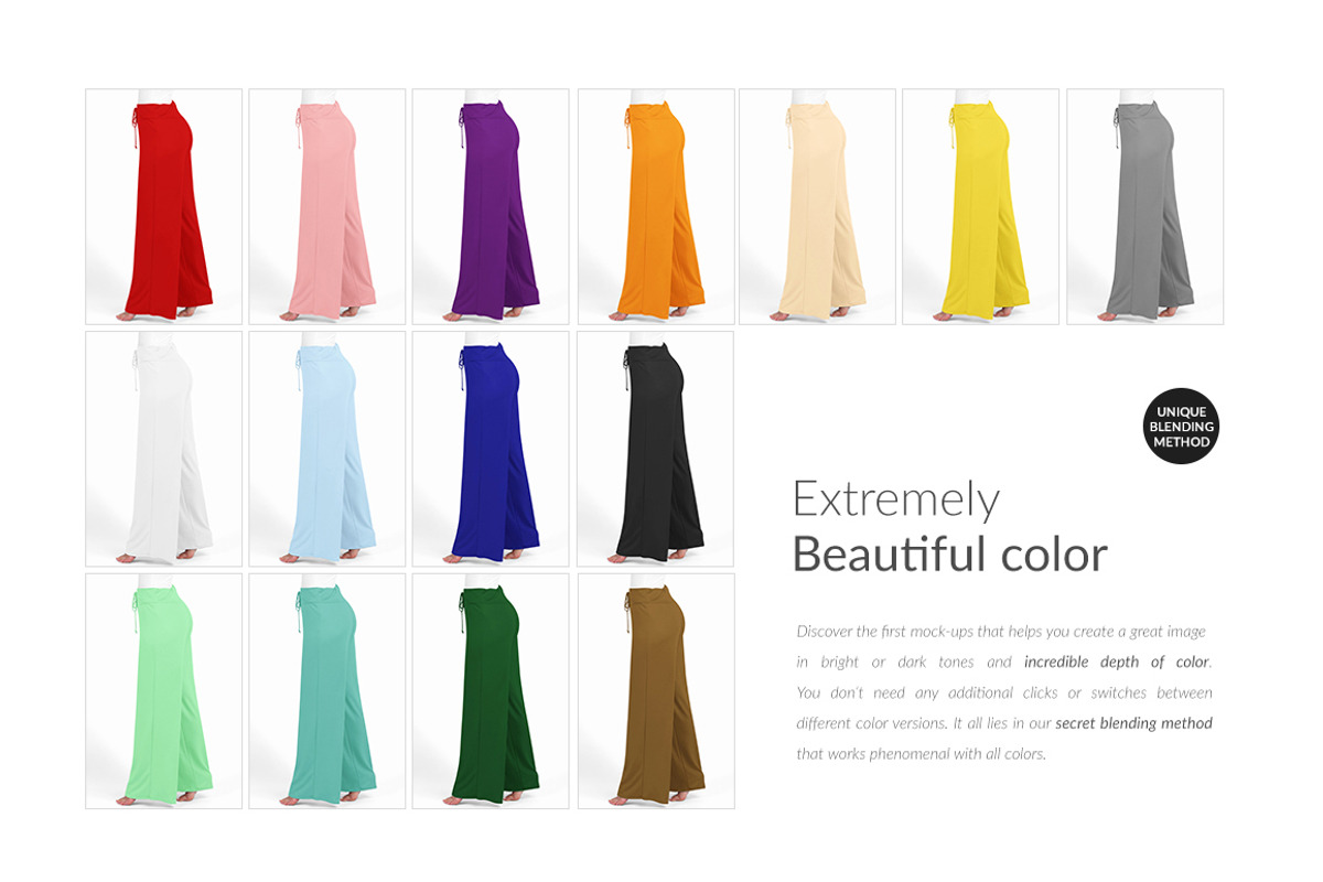 Lounge Pants Mock-ups Set, a Household Mockup by Mocca Mockups Store (Photo 9 of 14)