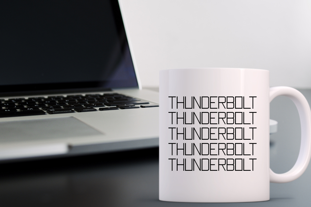 Thunderbolt - Minimalist Display Fon, a Sans Serif Font by Pian45 Studio (Photo 5 of 6)